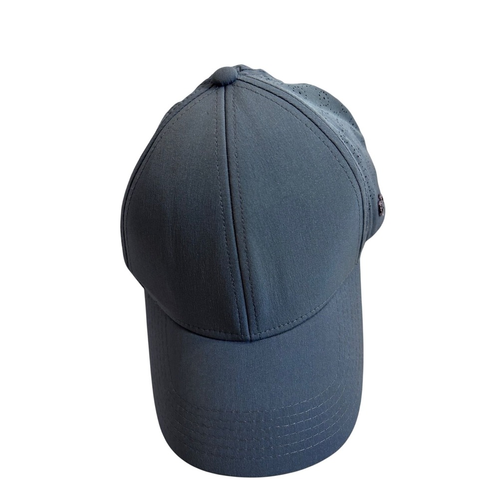 Calia Baseball Cap OS Gray Laser Cut Perforated Adjustable Athletic Hat Womens